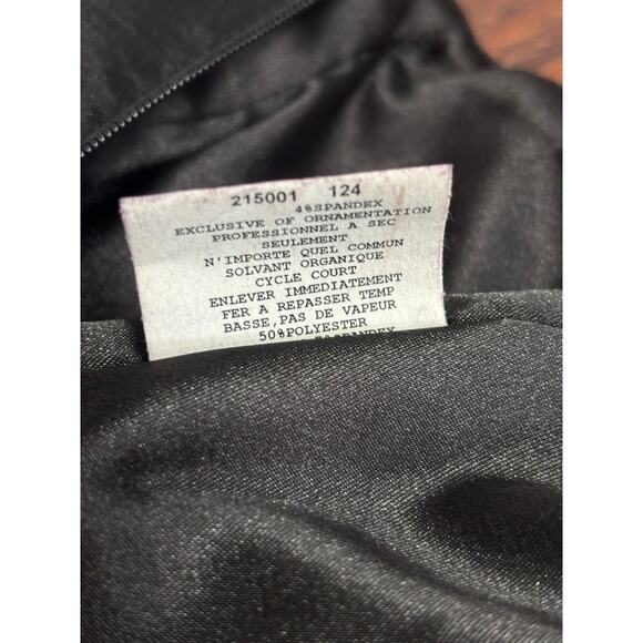 Vintage Jessica McClintock Strapless Satin Cocktail Prom Dress 80s 90s Fuchsia - Picture 8 of 12